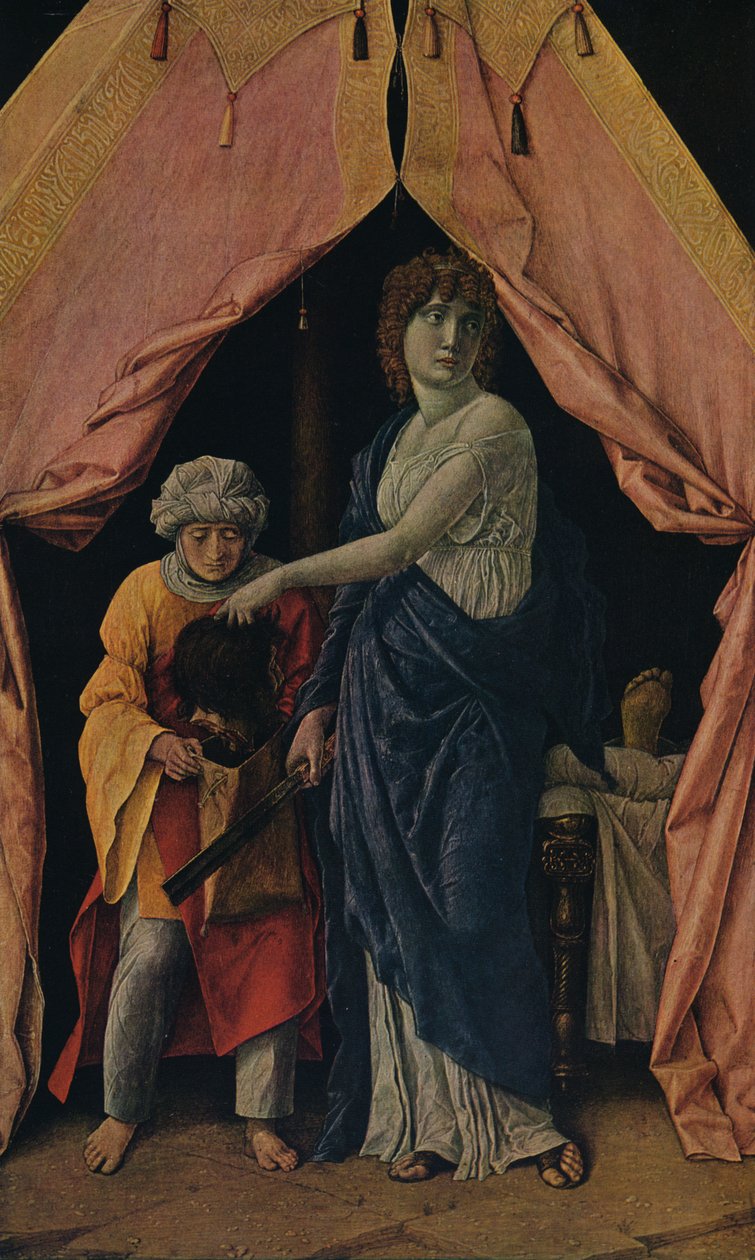 Judita s hlavou Holoferna, 1495-1500 od Andrea Mantegna