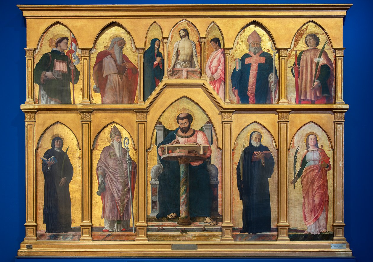 Polyptych svatého Lukáše, 1453-55 od Andrea Mantegna