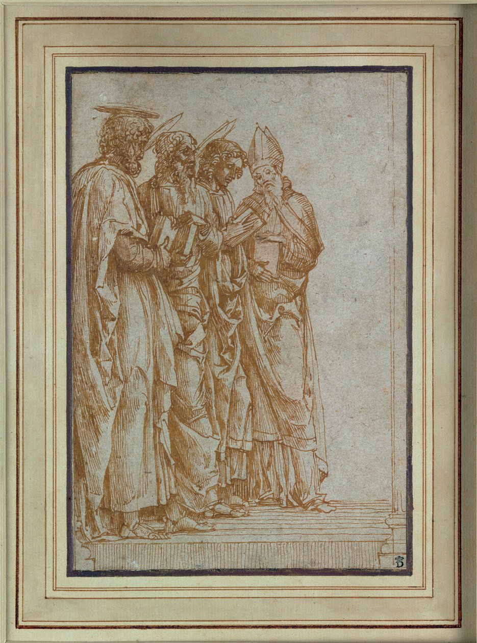 Svatí Petr, Pavel, Jan Evangelista a Zeno od Andrea Mantegna