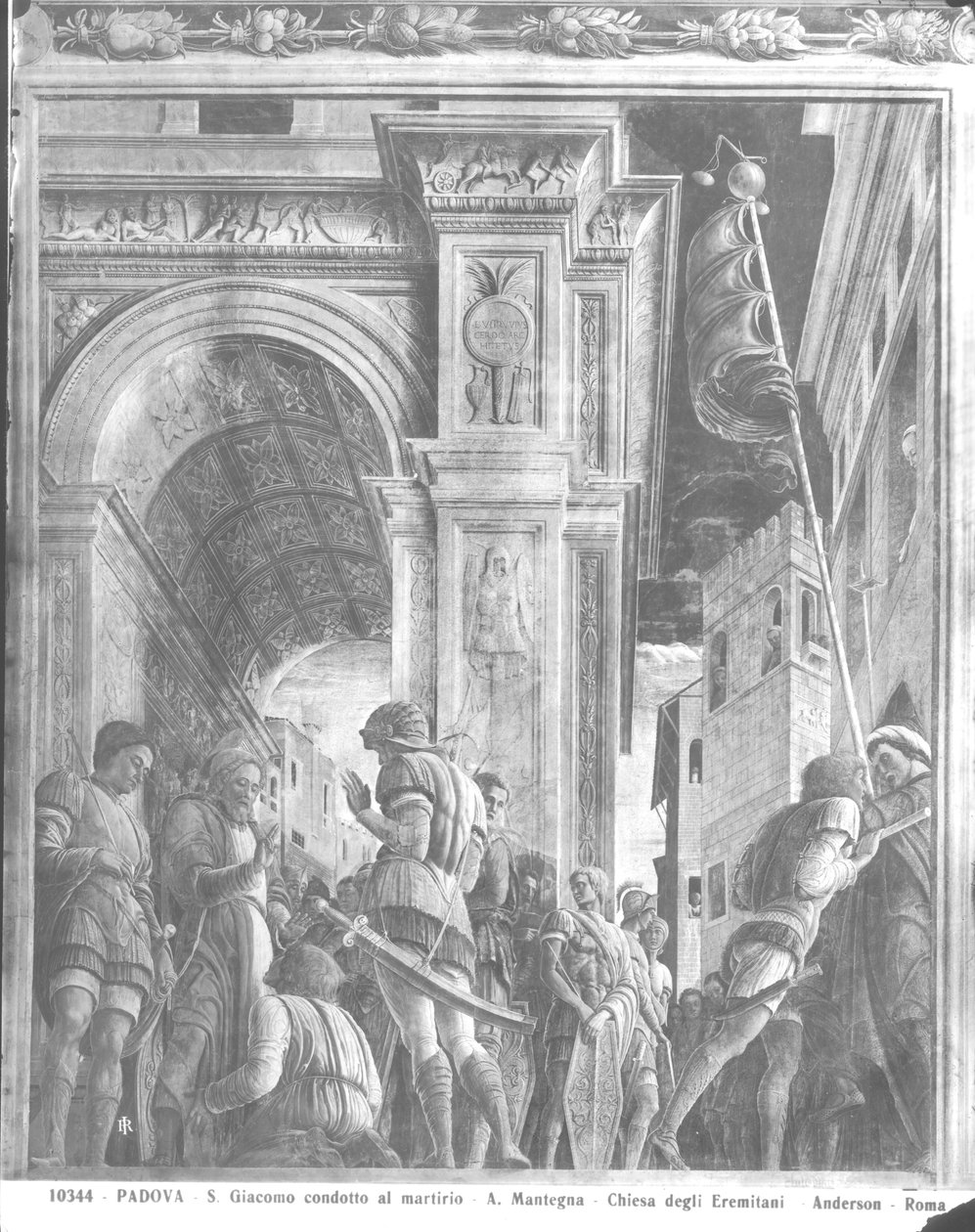 Svatý Jakub Veliký na cestě k popravě (detail) od Andrea Mantegna