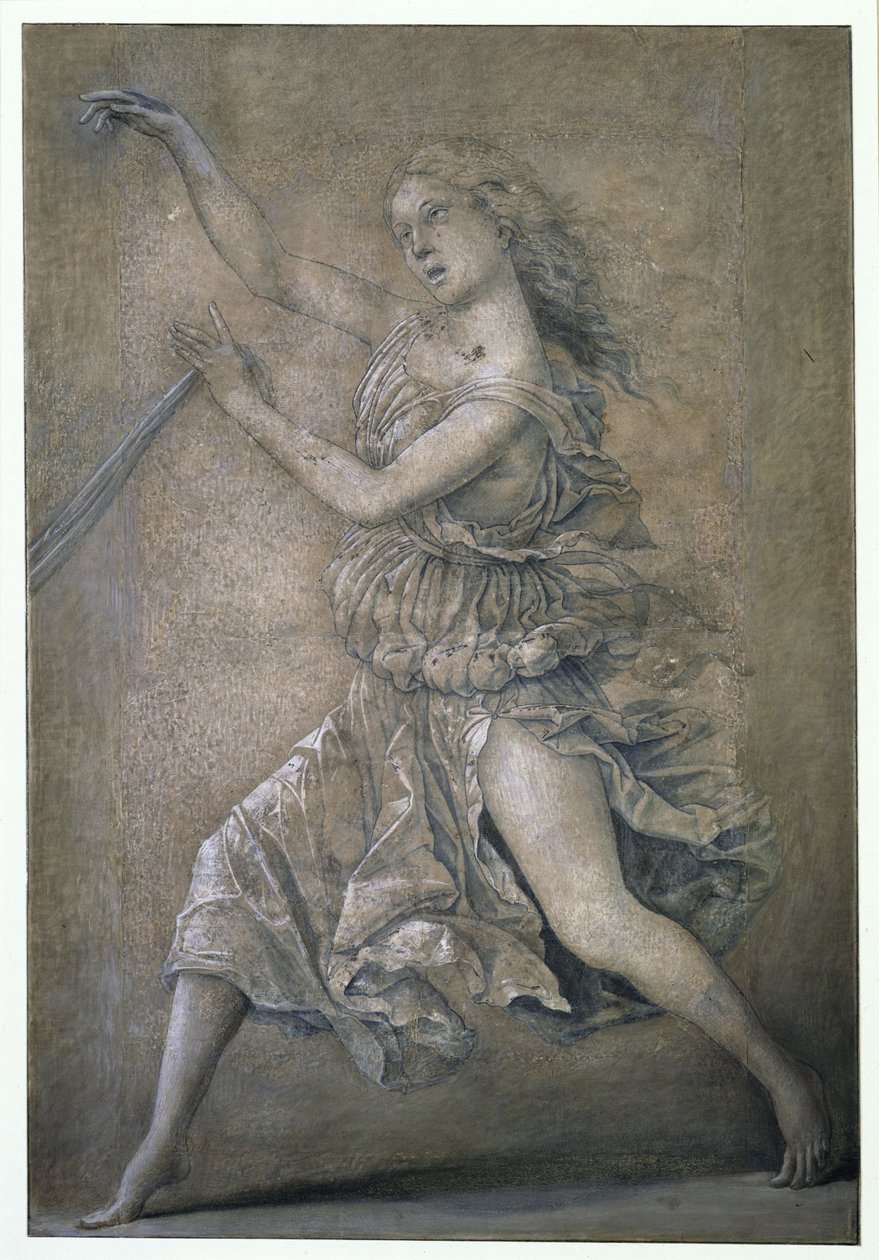 Tančící múza od Andrea Mantegna