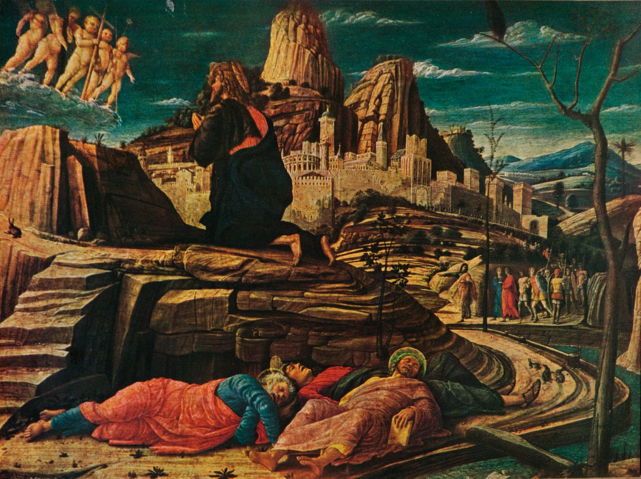 Agónie v zahradě, c1458, 1909 od Andrea Mantegna