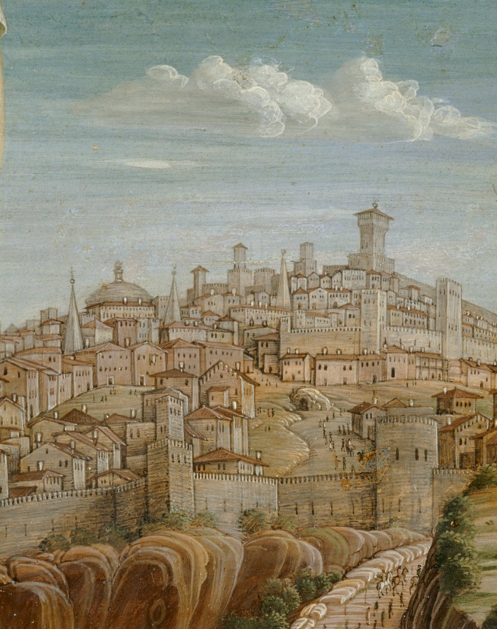 Ukřižování. Střední deska předsíně pro hlavní oltář ... od Andrea Mantegna