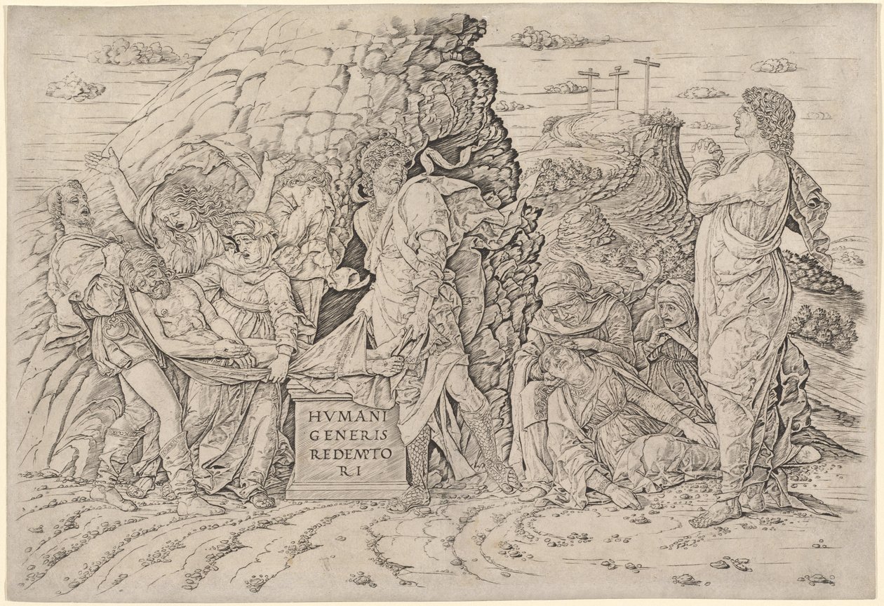 Pohřeb od Andrea Mantegna
