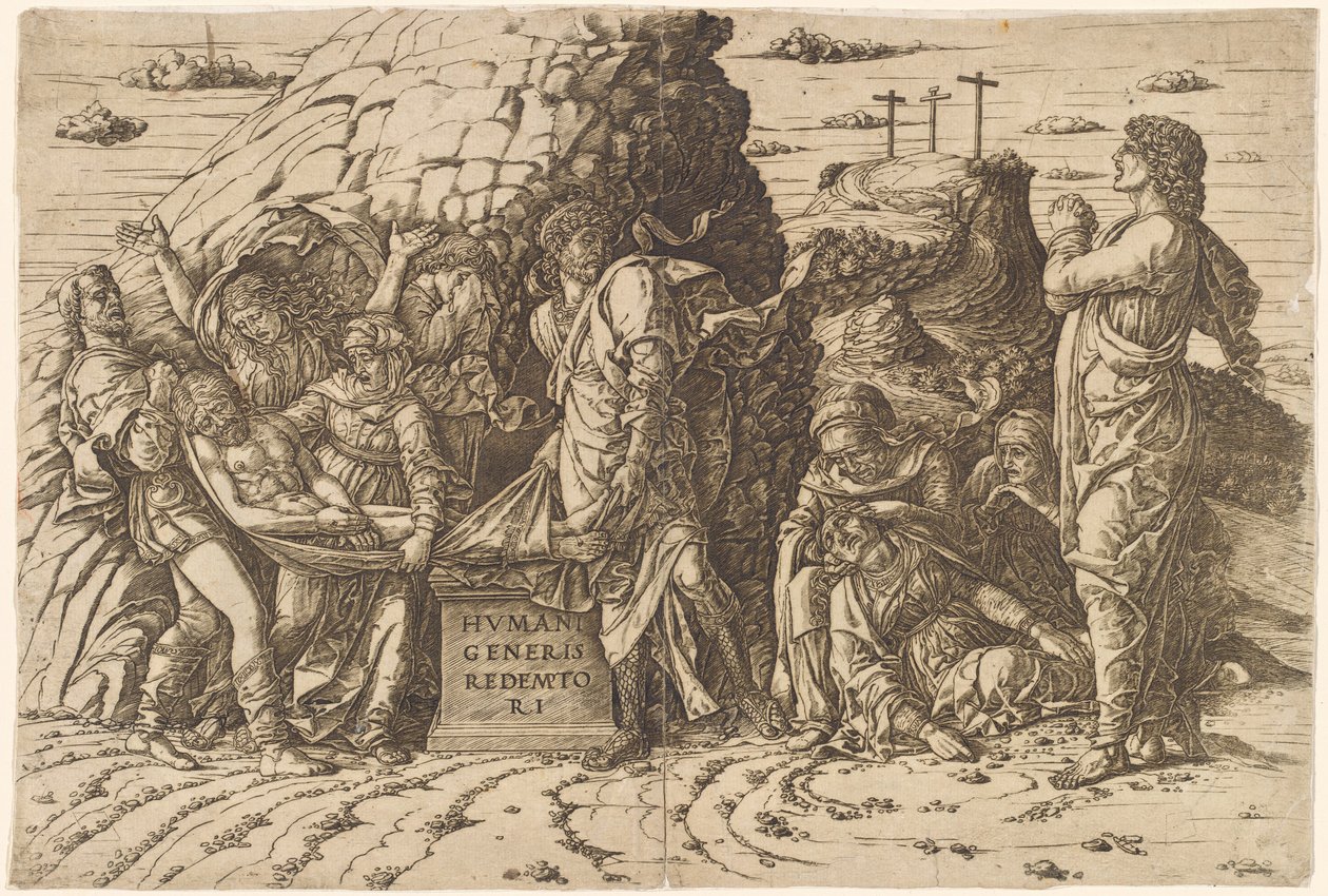 Pohřeb od Andrea Mantegna