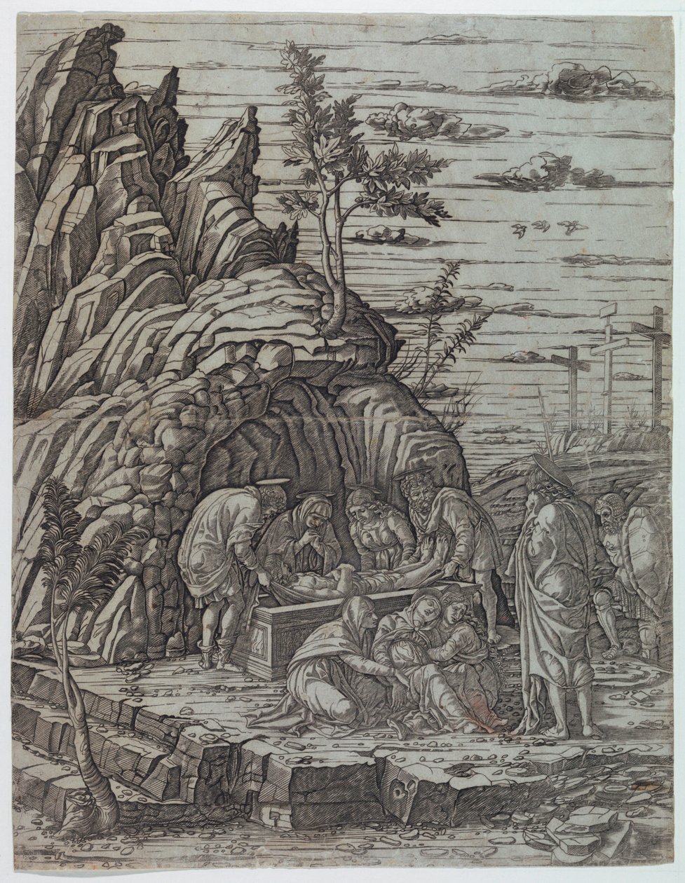 Pohřeb od Andrea Mantegna