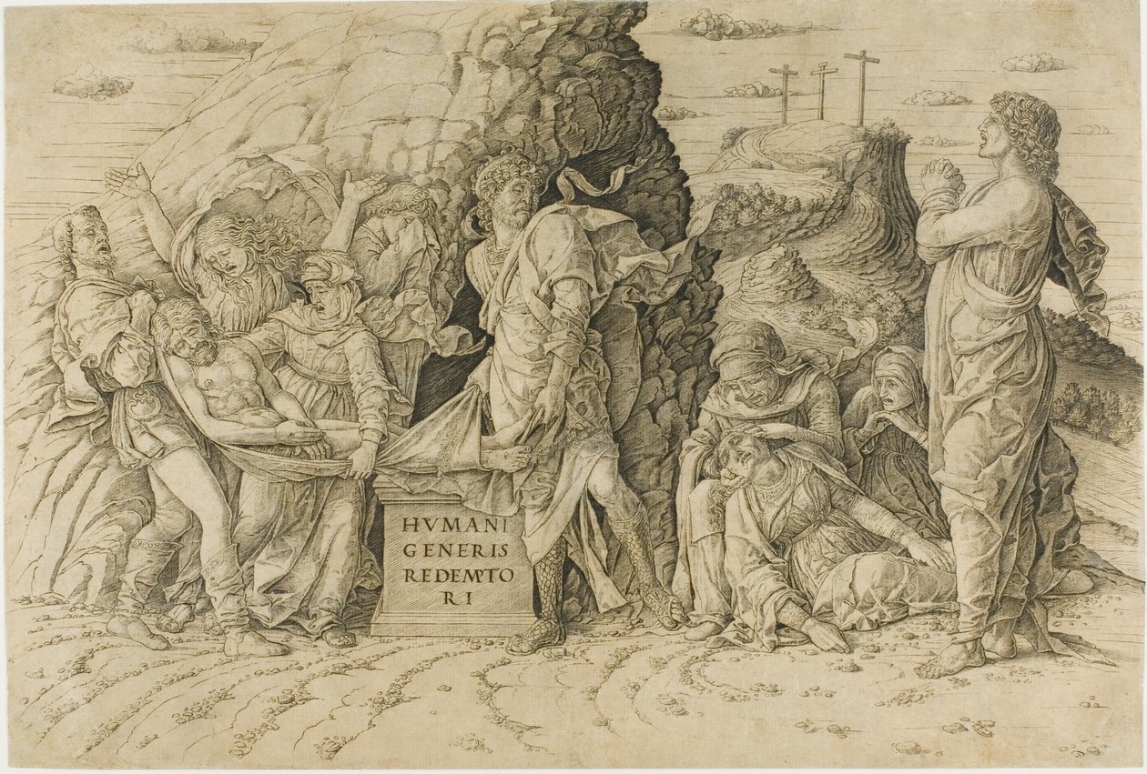 Pohřeb od Andrea Mantegna