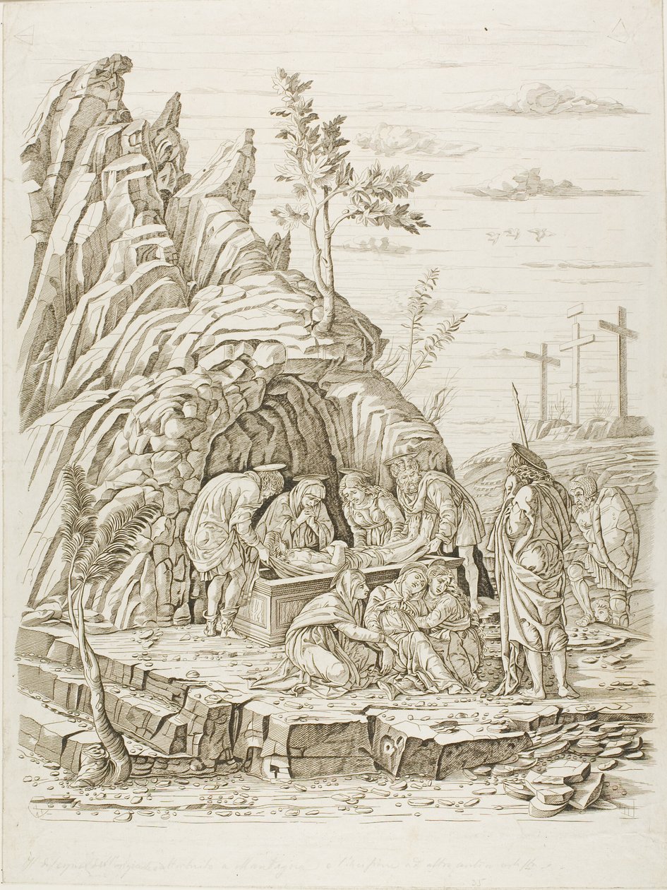 Pohřeb od Andrea Mantegna