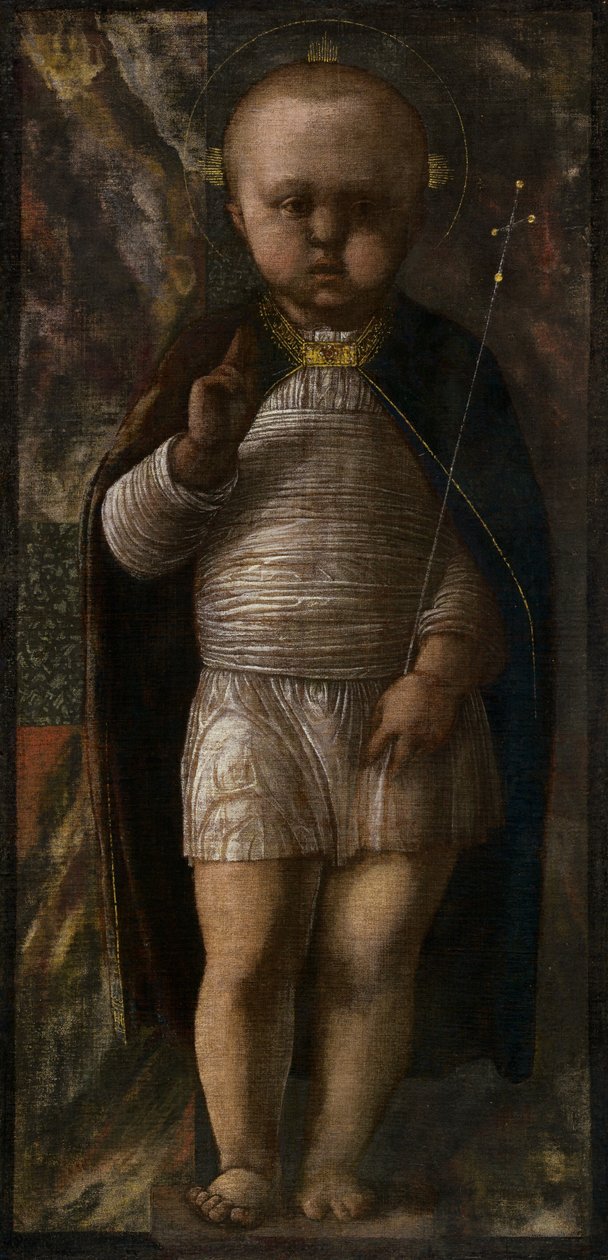 The Infant Savior, c.1460 (tempera na plátně) od Andrea Mantegna