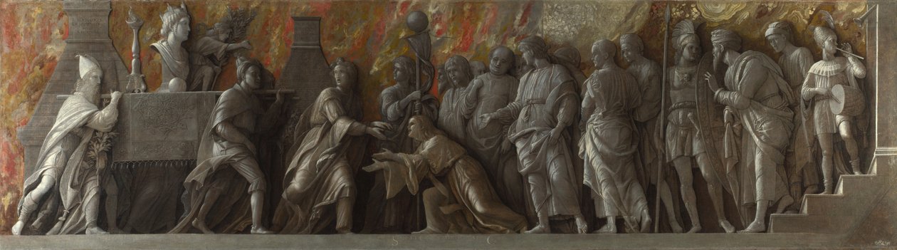 Zavedení kultu Cybele v Římě, c. 1505 od Andrea Mantegna