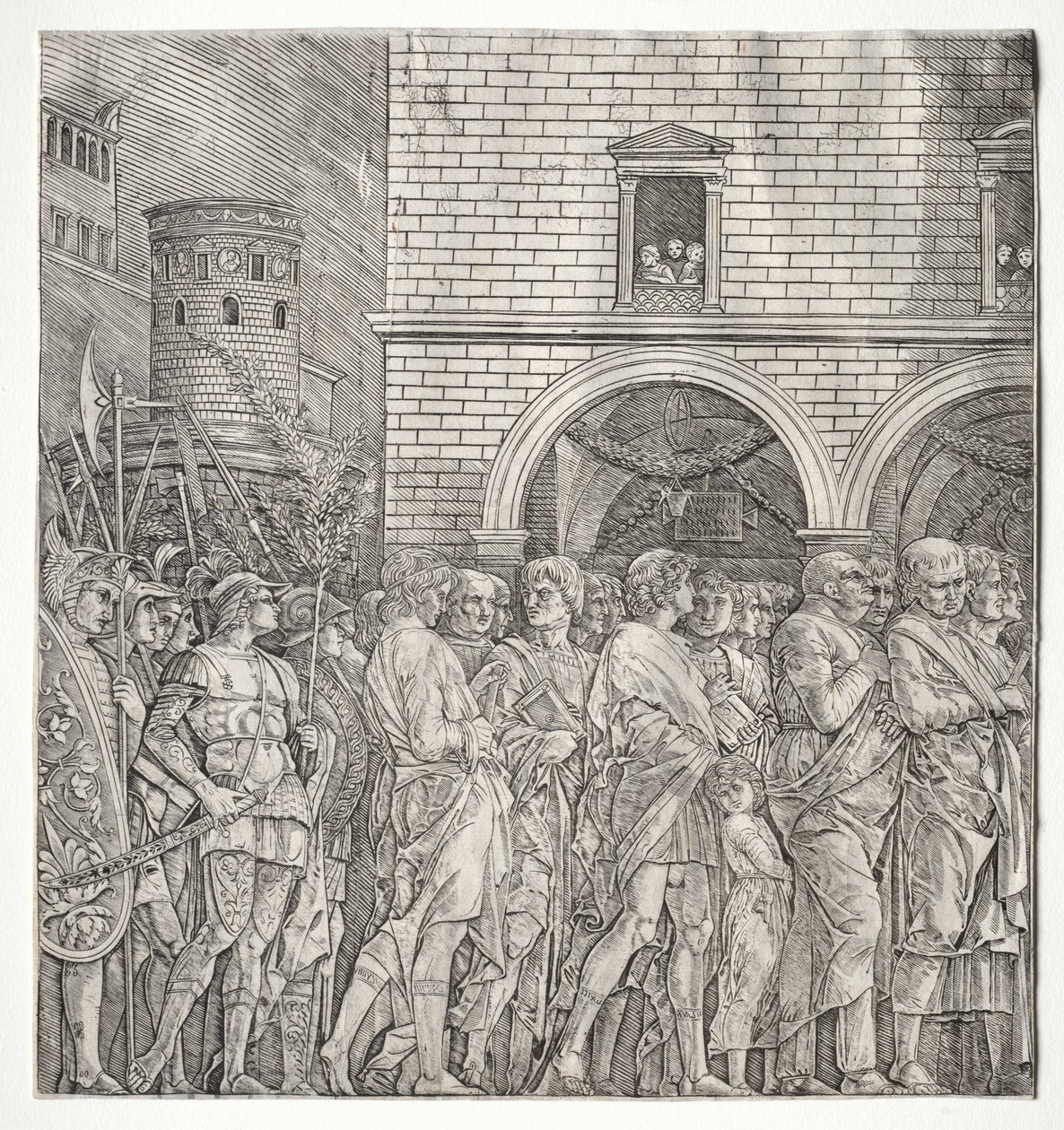 The Triumphs of Caesar: The Senators, 1400s. od Andrea Mantegna