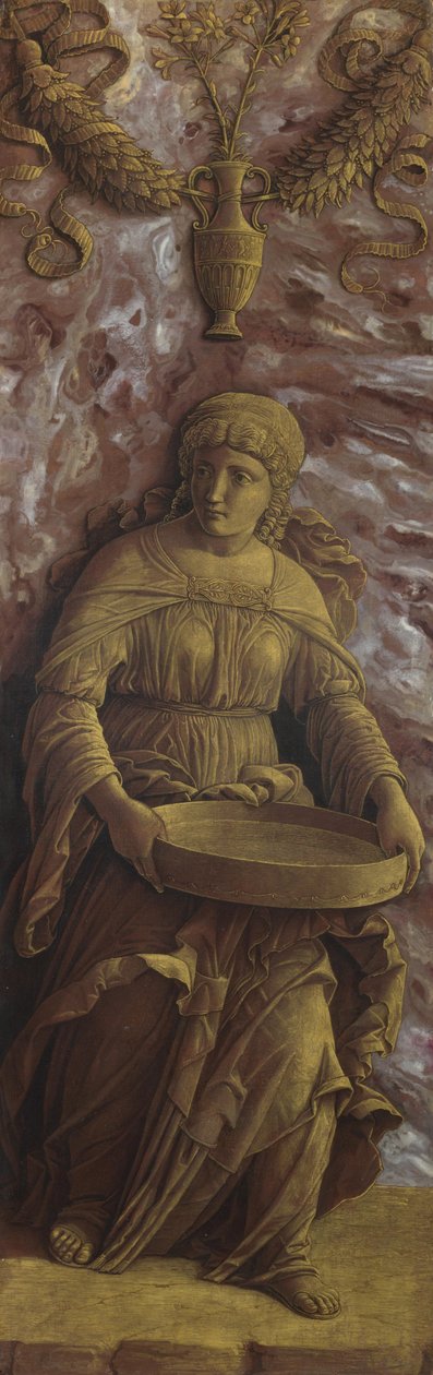 Vestal Virgin Tuccia se sítem, c. 1500. od Andrea Mantegna