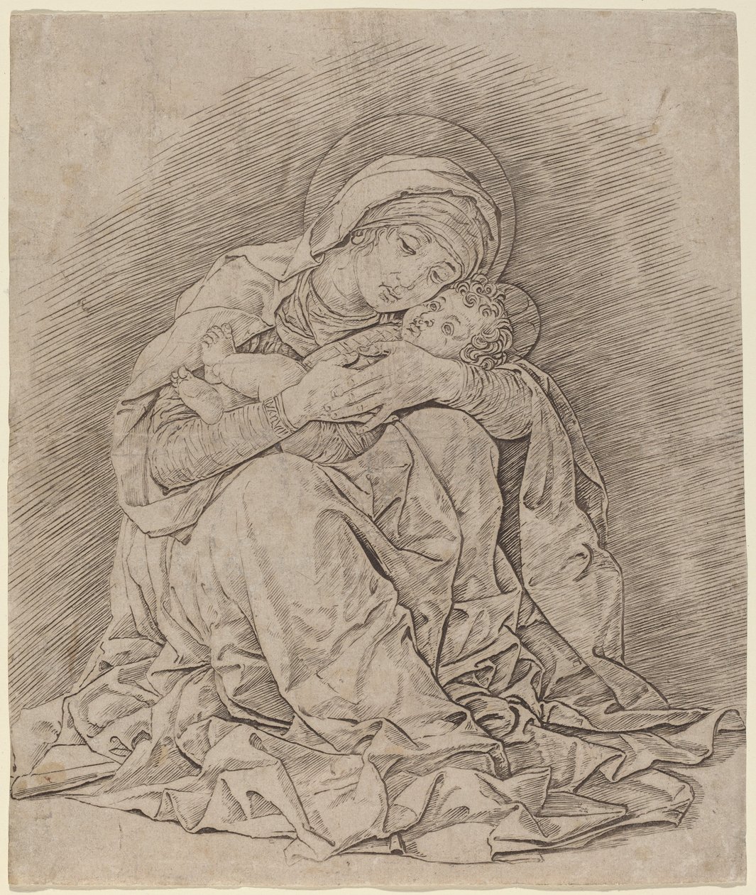 Panna a dítě od Andrea Mantegna