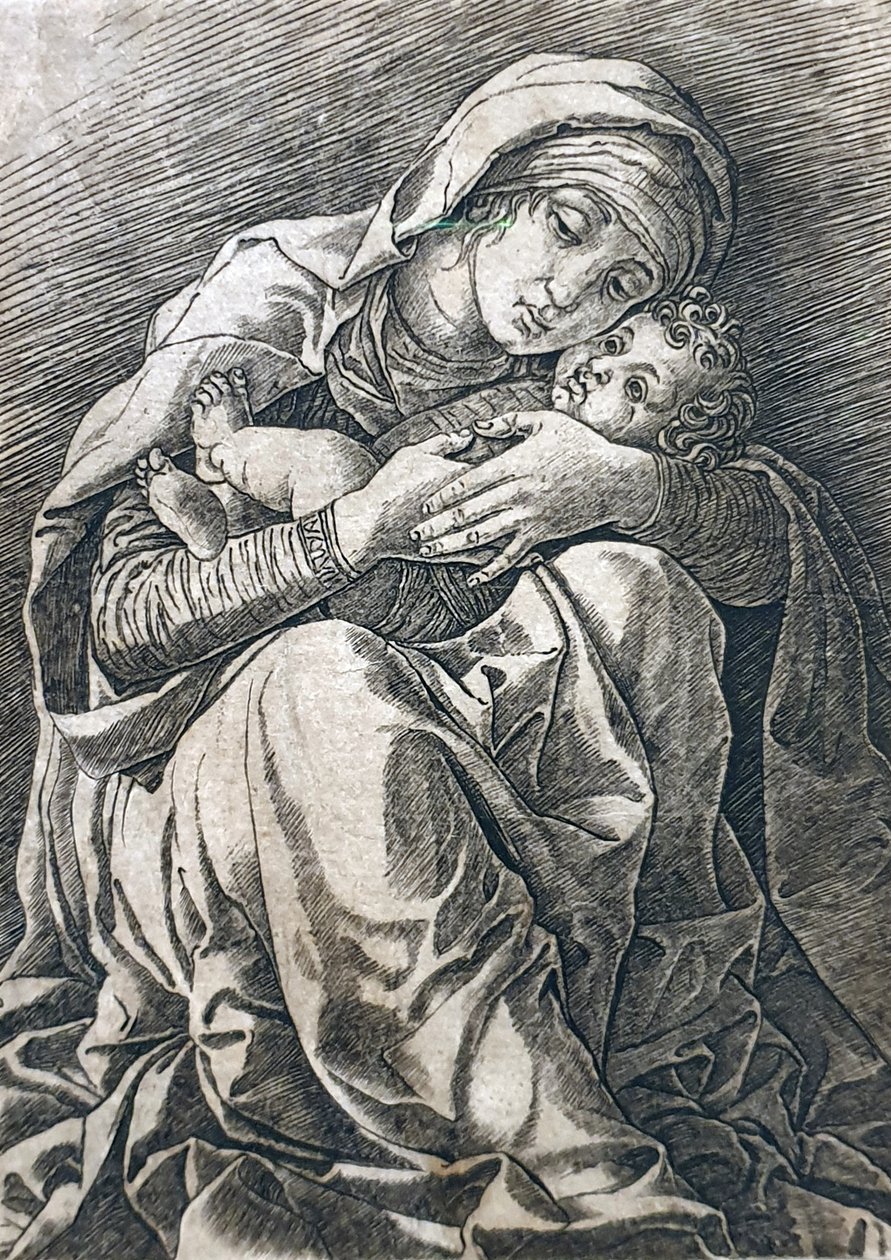 Panna s dítětem od Andrea Mantegna