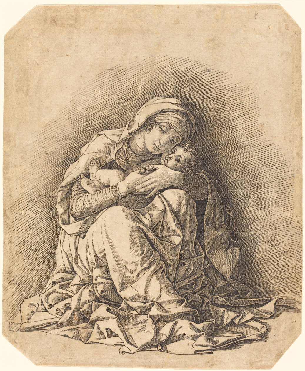 Panna Maria s dítětem od Andrea Mantegna
