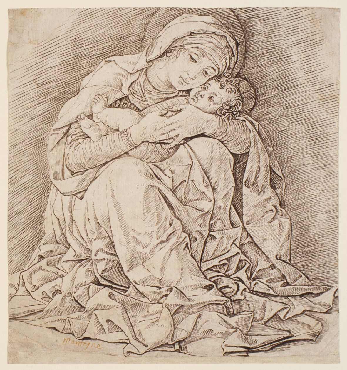Panna Maria s dítětem od Andrea Mantegna