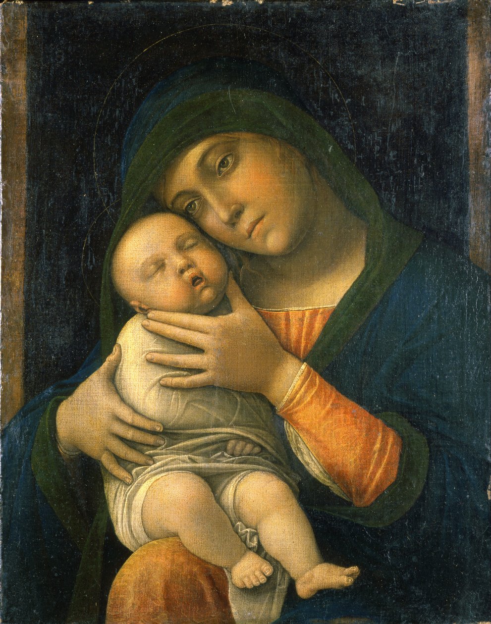 Panna a dítě od Andrea Mantegna