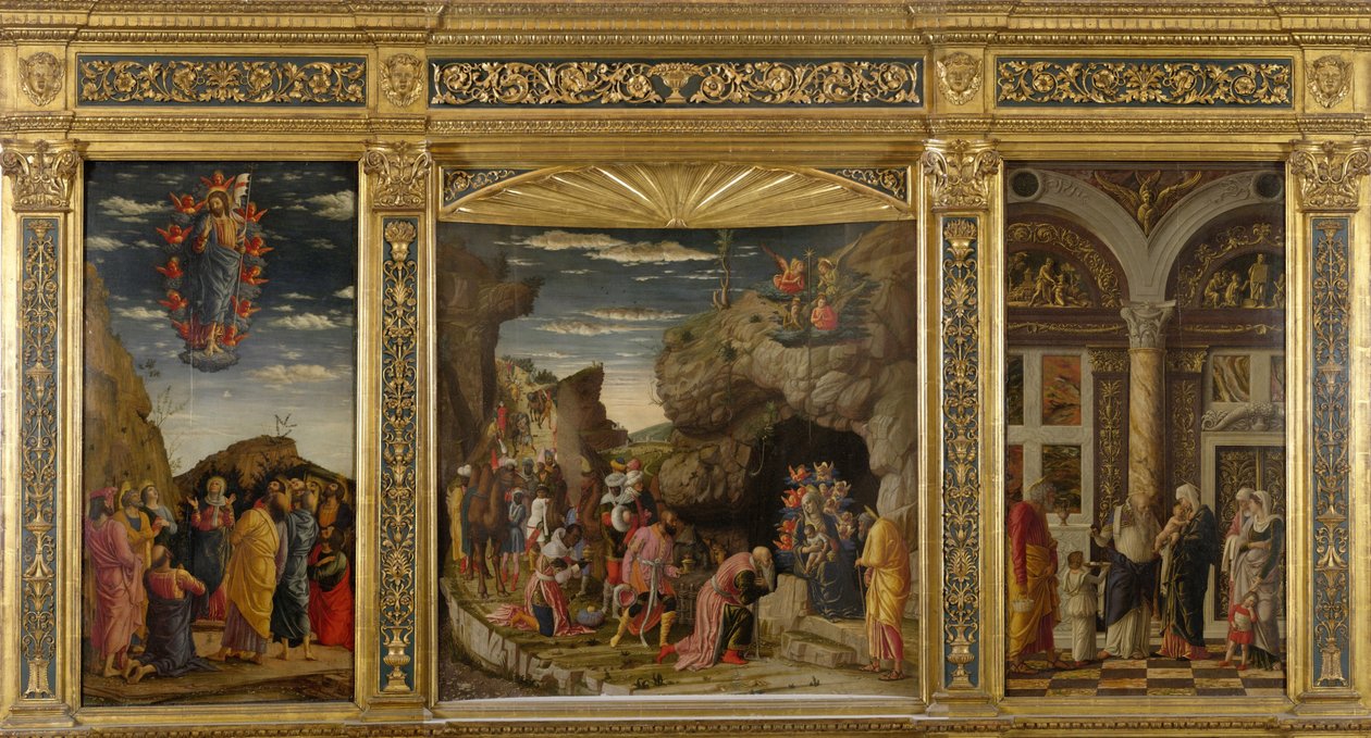 Triptych z Uffizi Triptych Uffizi, ca 1463-1464. od Andrea Mantegna