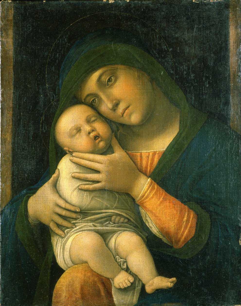 Panna s dítětem od Andrea Mantegna