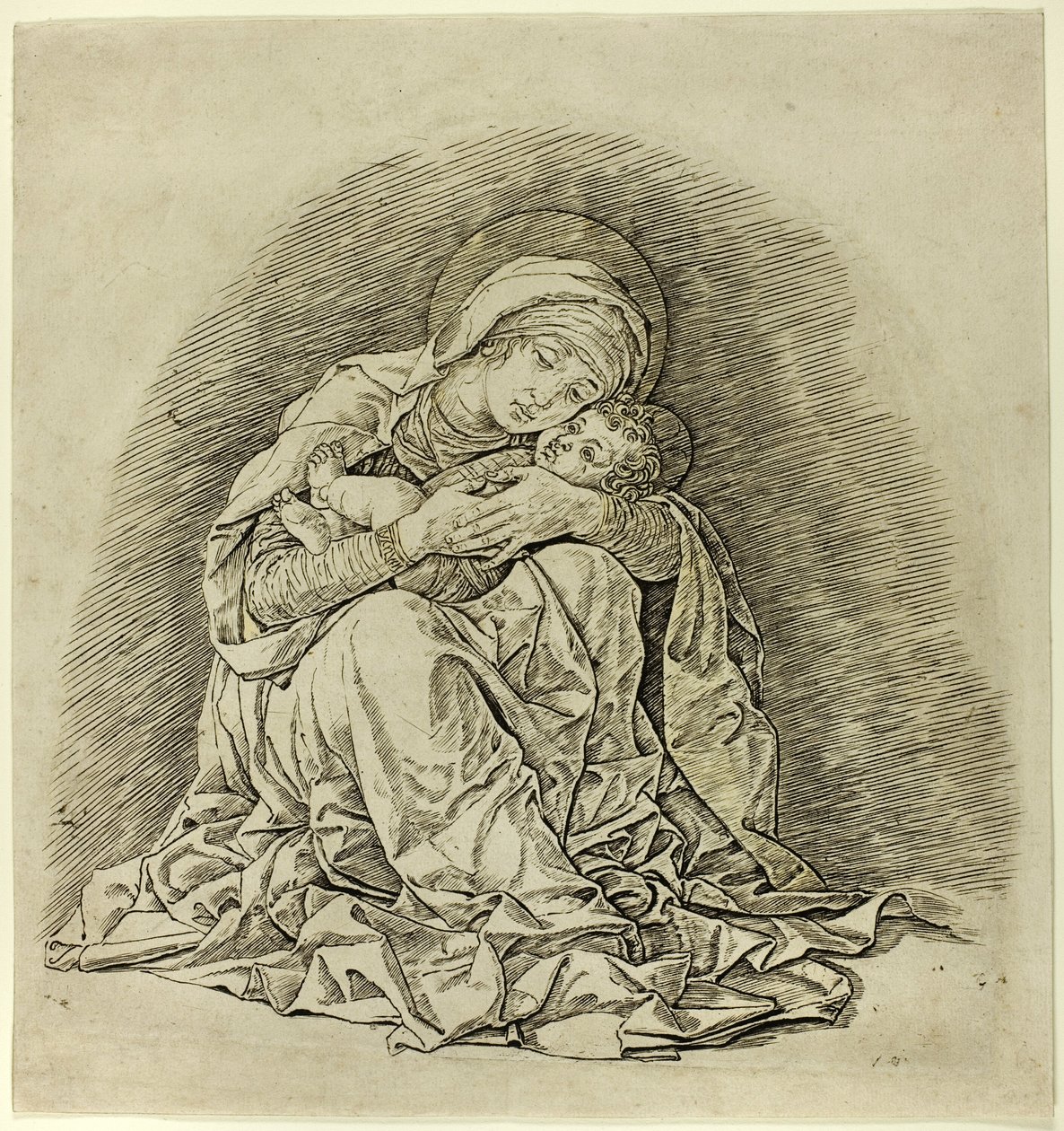 Panna s dítětem od Andrea Mantegna