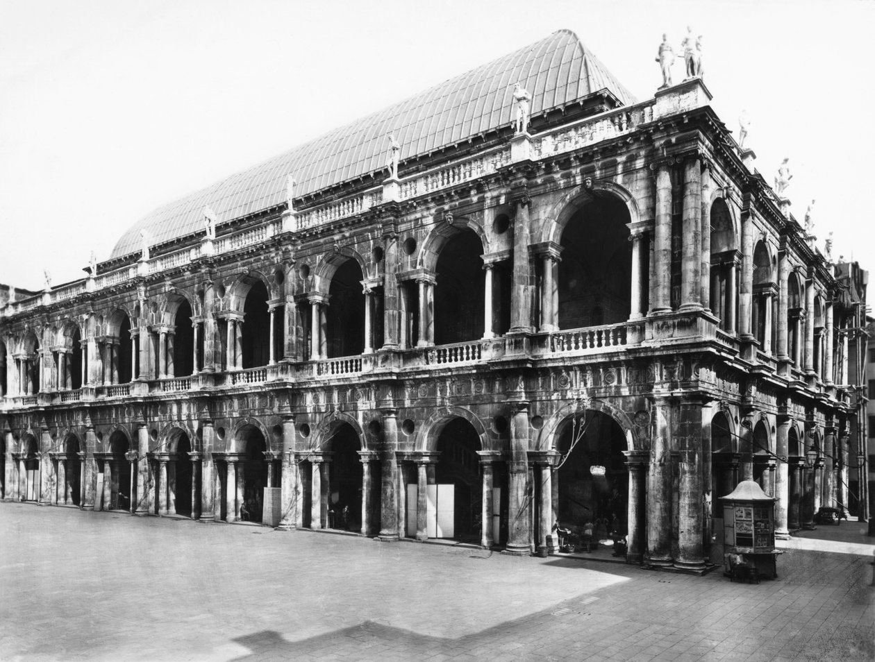 Fasáda baziliky Palladiana, postavená 1549-1614 od Andrea Palladio