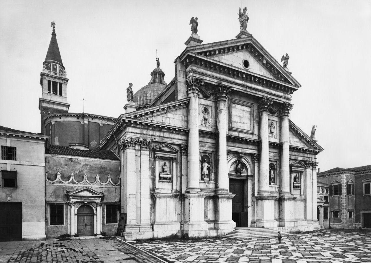 Pohled na průčelí kostela, 1566-80 od Andrea Palladio