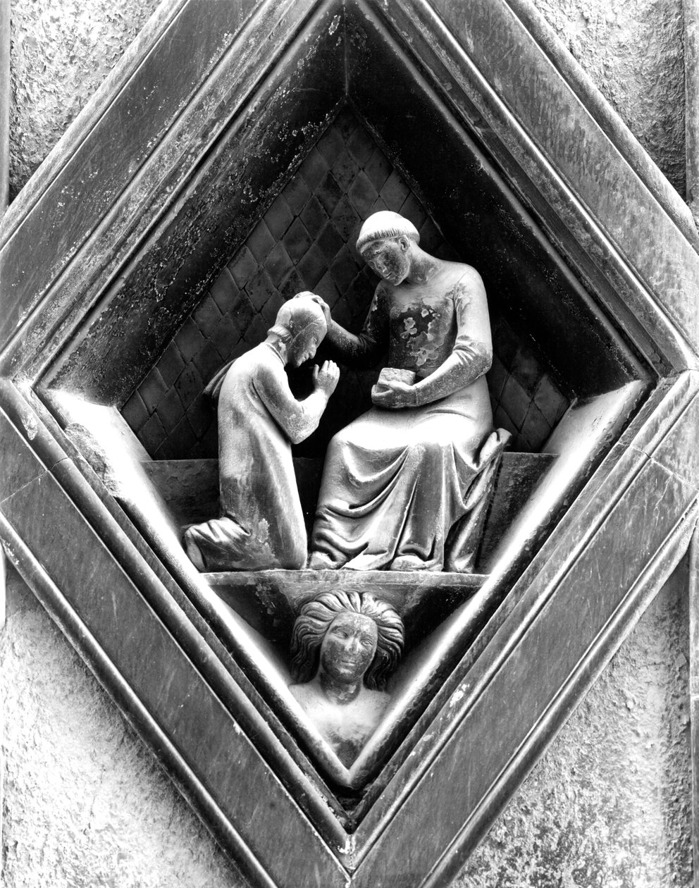 Svaté svěcení, reliéf ze zvonice, 1337-41 od Andrea Pisano