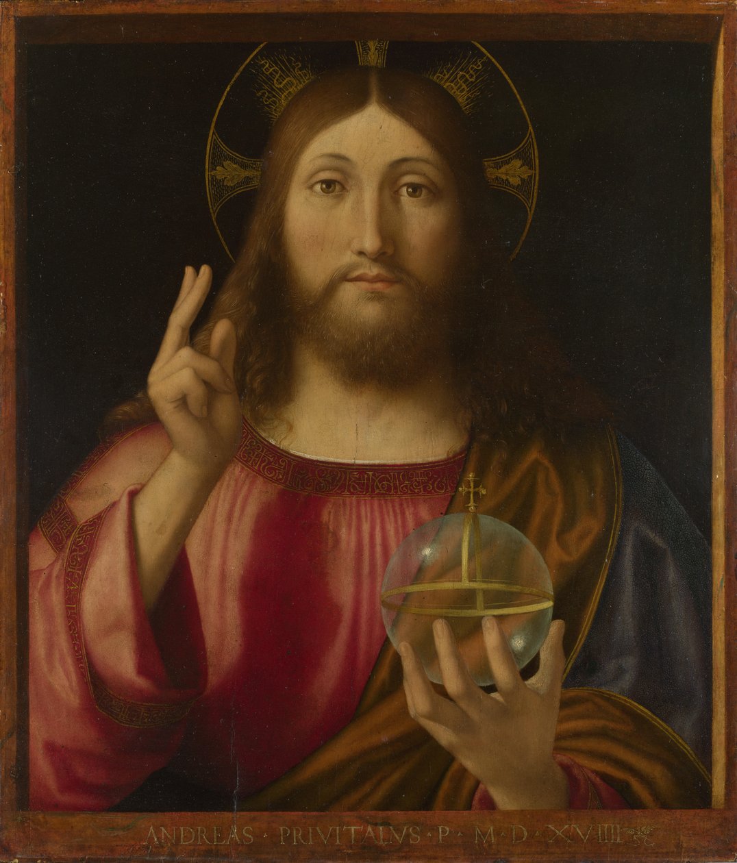 Salvator Mundi neboli Spasitel světa od Andrea Previtali