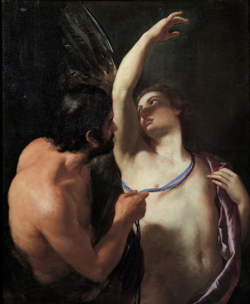 Daedalus a Ikaros, c. 1645 od Andrea Sacchi