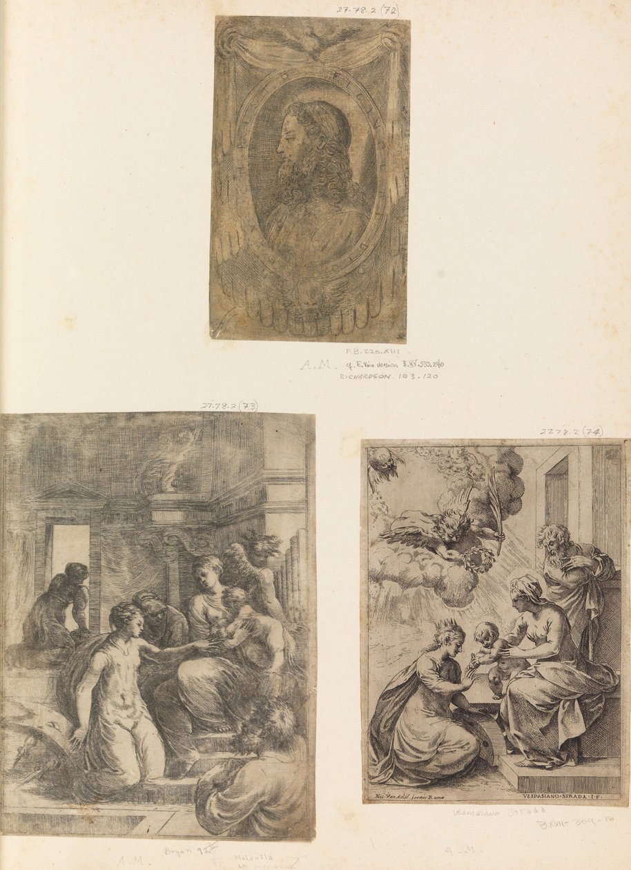 Hlava Krista, Panny a Dítěte se svatou Kateřinou ca. 1550. od Andrea Schiavone