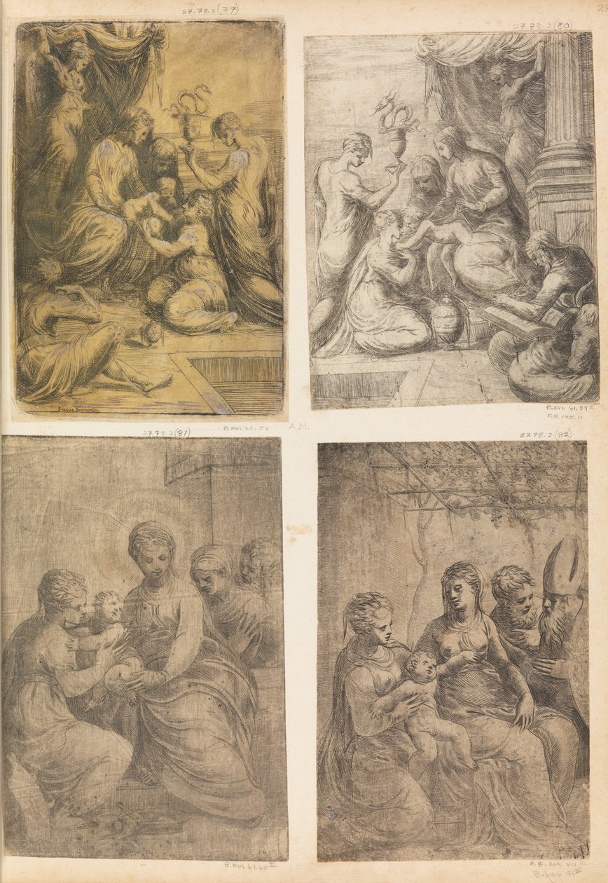 Madonna se svatými, ca. 1548-52. od Andrea Schiavone