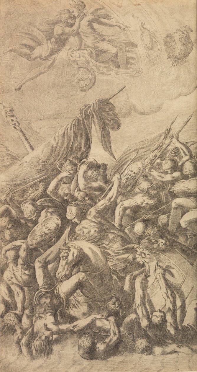Únos Heleny, 1547. od Andrea Schiavone