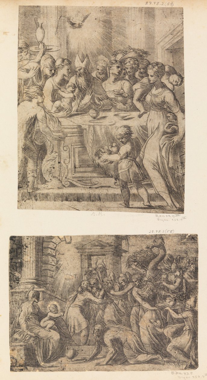 Klanění tří králů, ca. 1542-46. od Andrea Schiavone