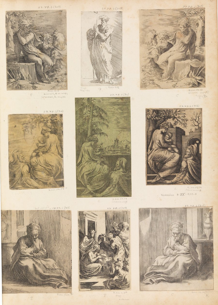 Svatá rodina, ca. 1538-42. od Andrea Schiavone