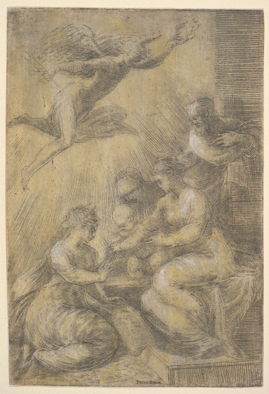 Mystické manželství svaté Kateřiny, ca. 1550. od Andrea Schiavone