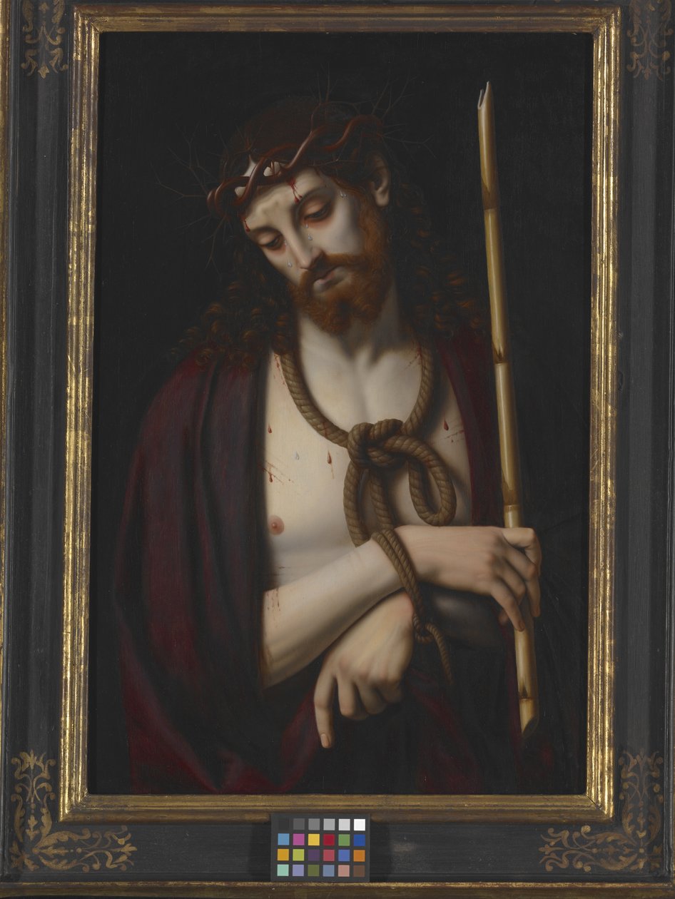 Ecce Homo (olej na dřevě) od Andrea Solario