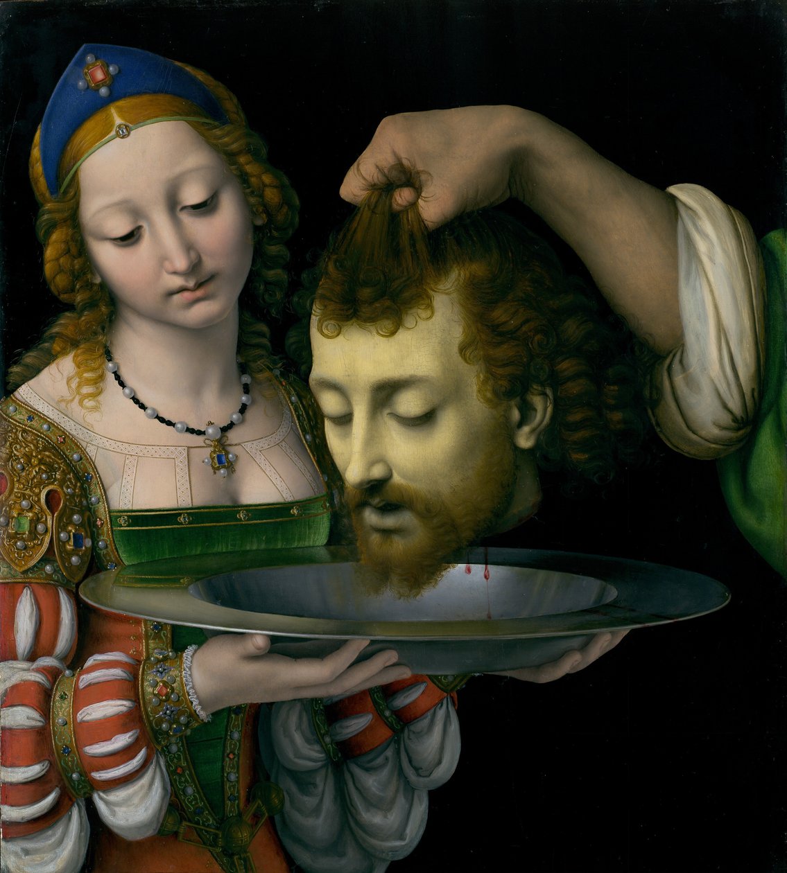 Salome s hlavou svatého Jana Křtitele, ca. 1507-9. od Andrea Solario
