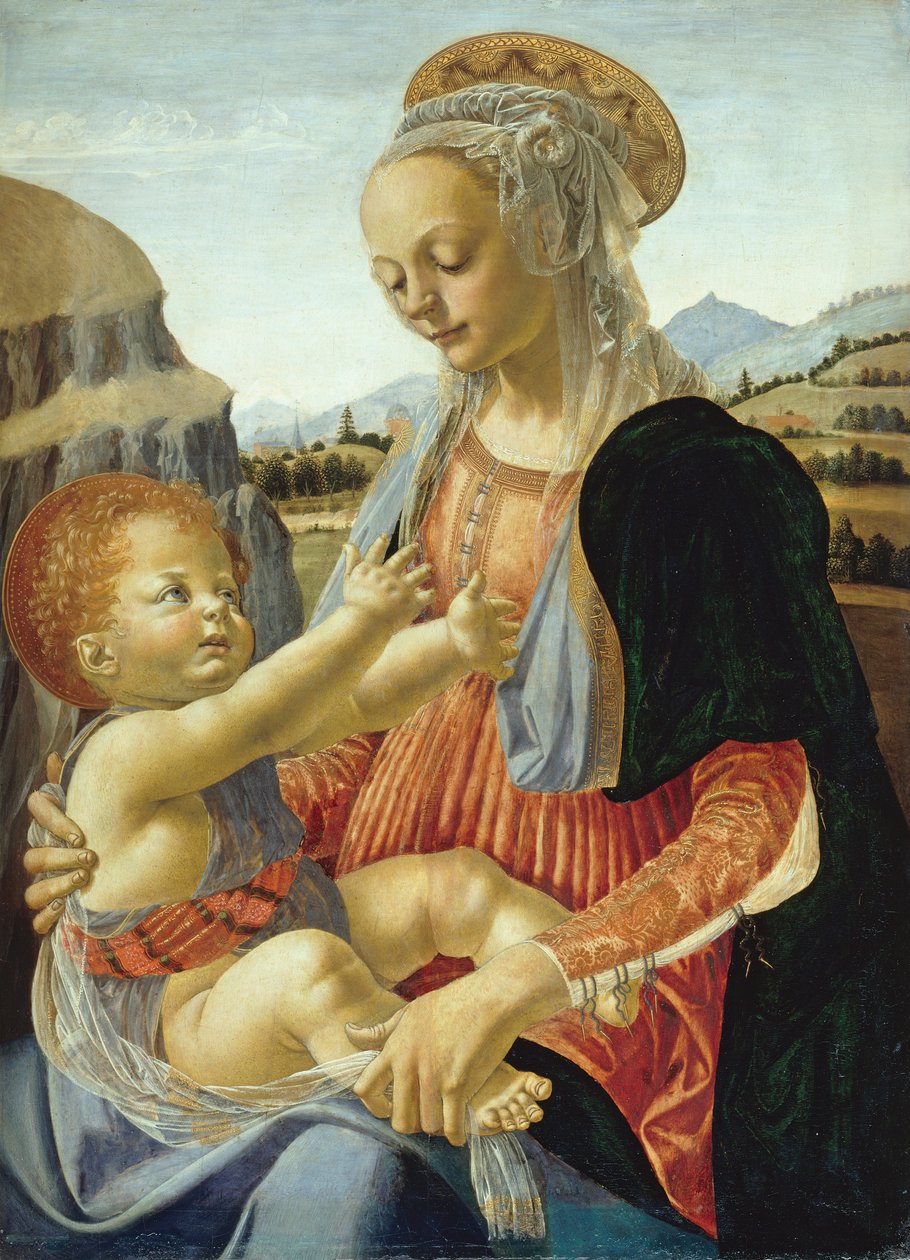 Madonna a dítě od Andrea Verrocchio