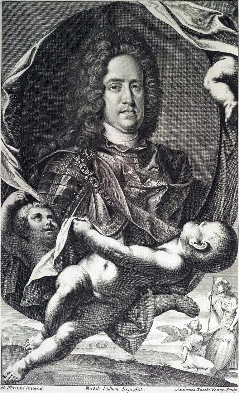 Karel VI., Girolamo Ferroni od Andrea Zucchi