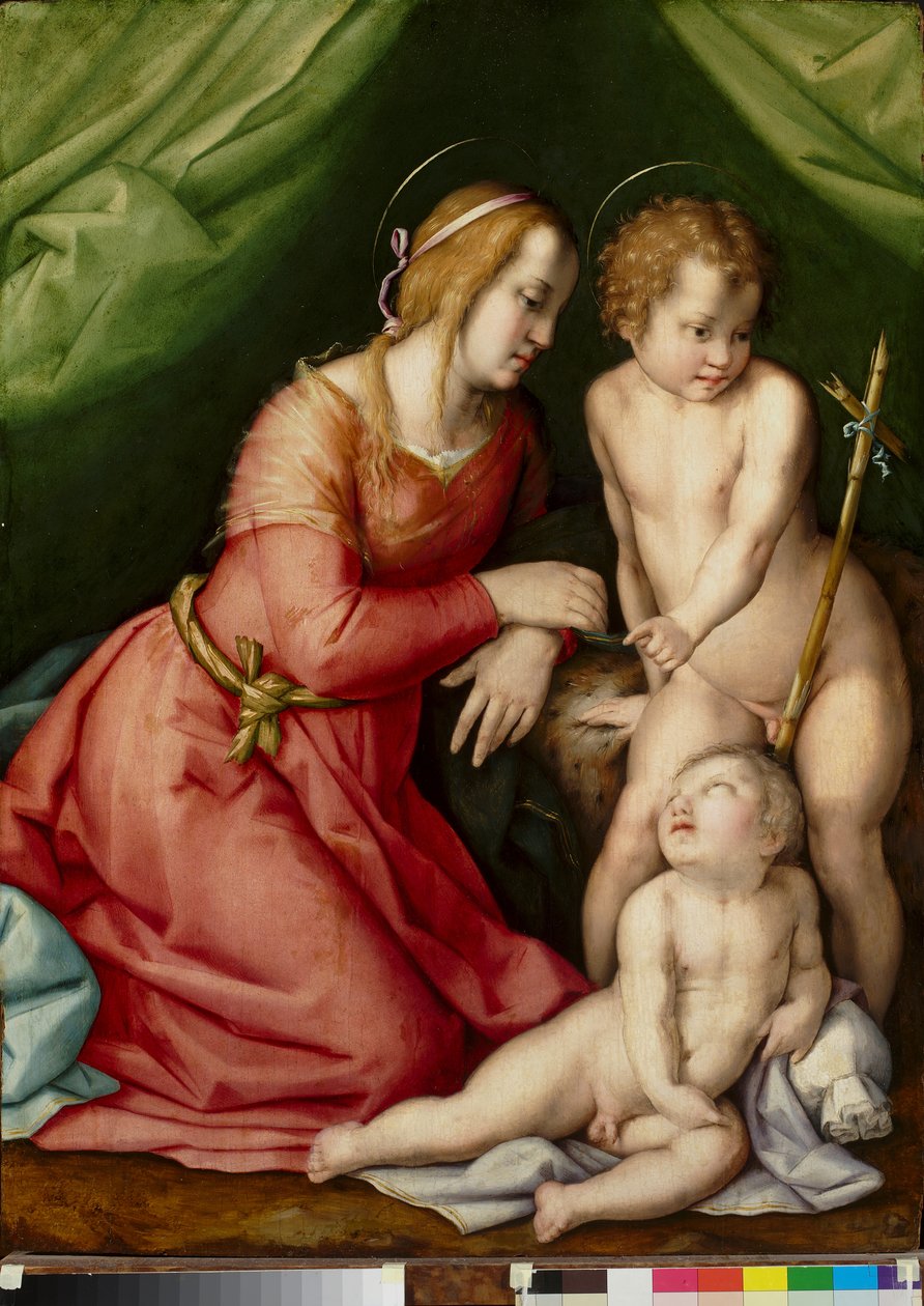 Madona a dítě se svatým Janem od Andrea del (workshop of) Sarto