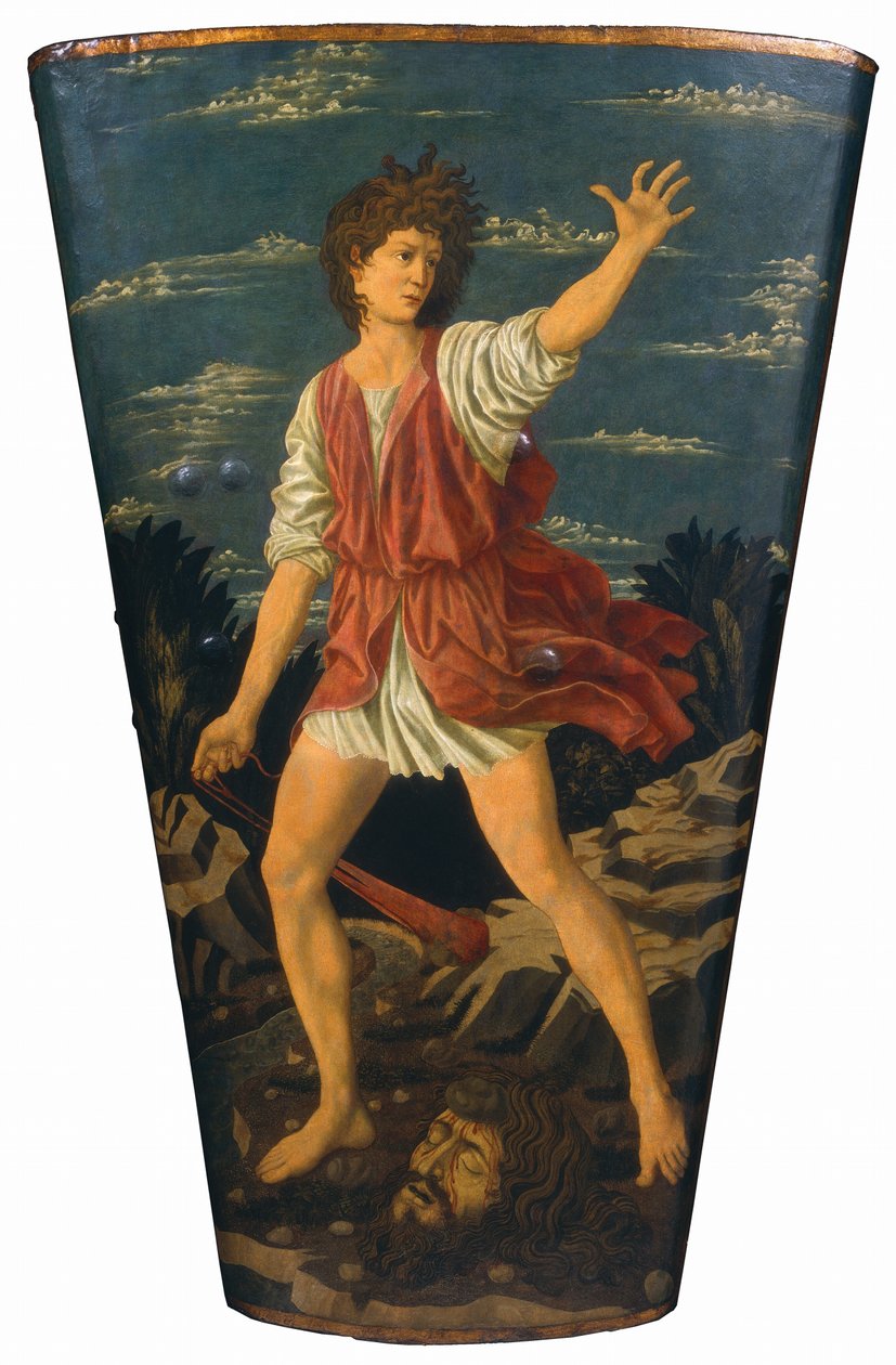 David s hlavou Goliáše od Andrea del Castagno