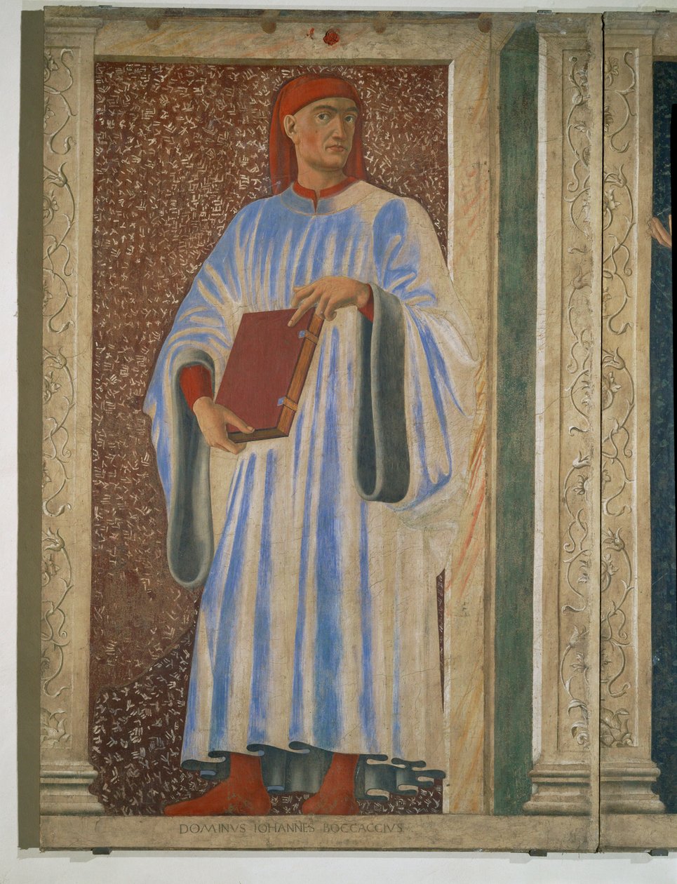 Giovanni Boccaccio, básník (malba na plátně) od Andrea del Castagno