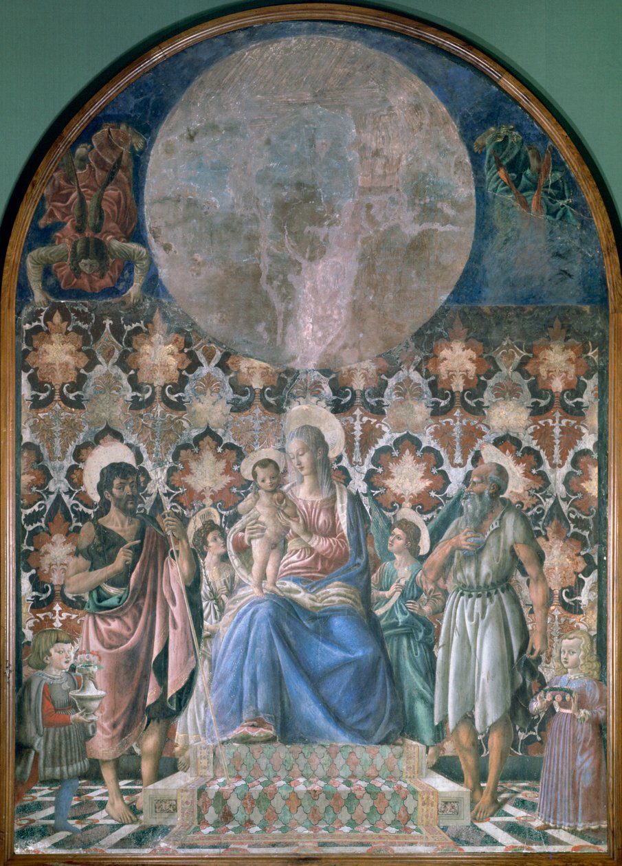 Madonna a dítě s anděly, c1443 od Andrea del Castagno
