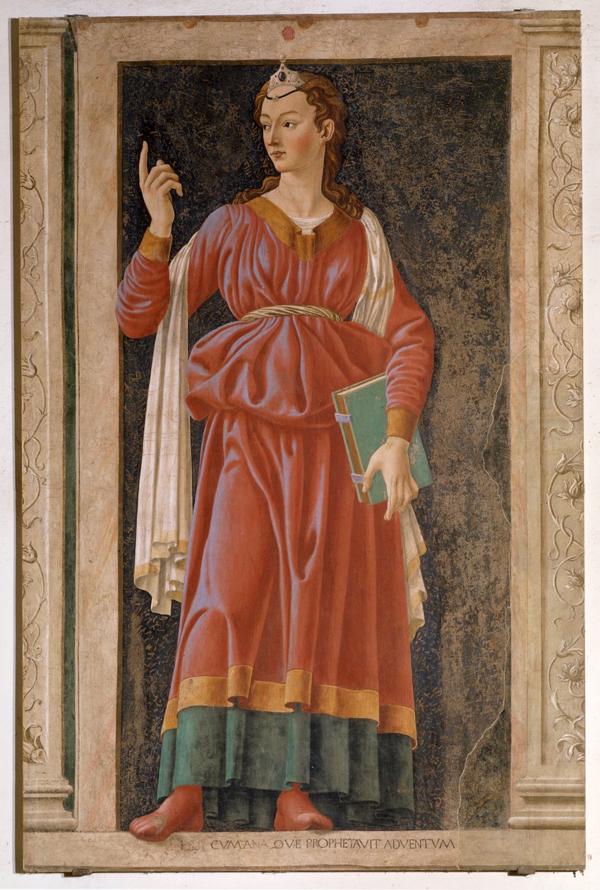 Sibyla z Cumae (Freska od Andrea del Castagno