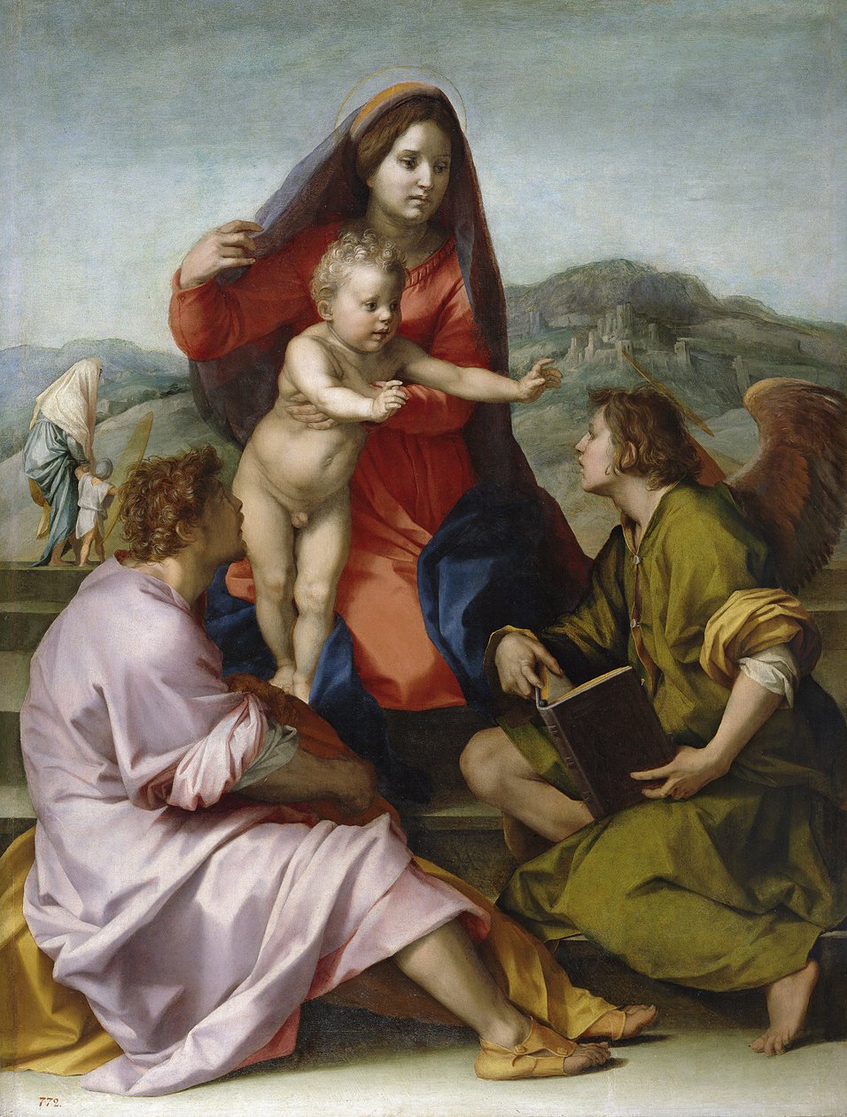 Madona s dítětem se svatým Matějem a andělem od Andrea del Sarto