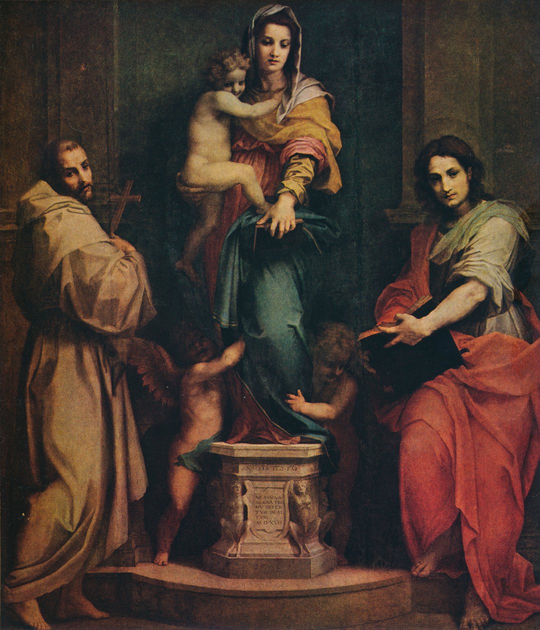 Madonna z Harpyjí, 1517 od Andrea del Sarto