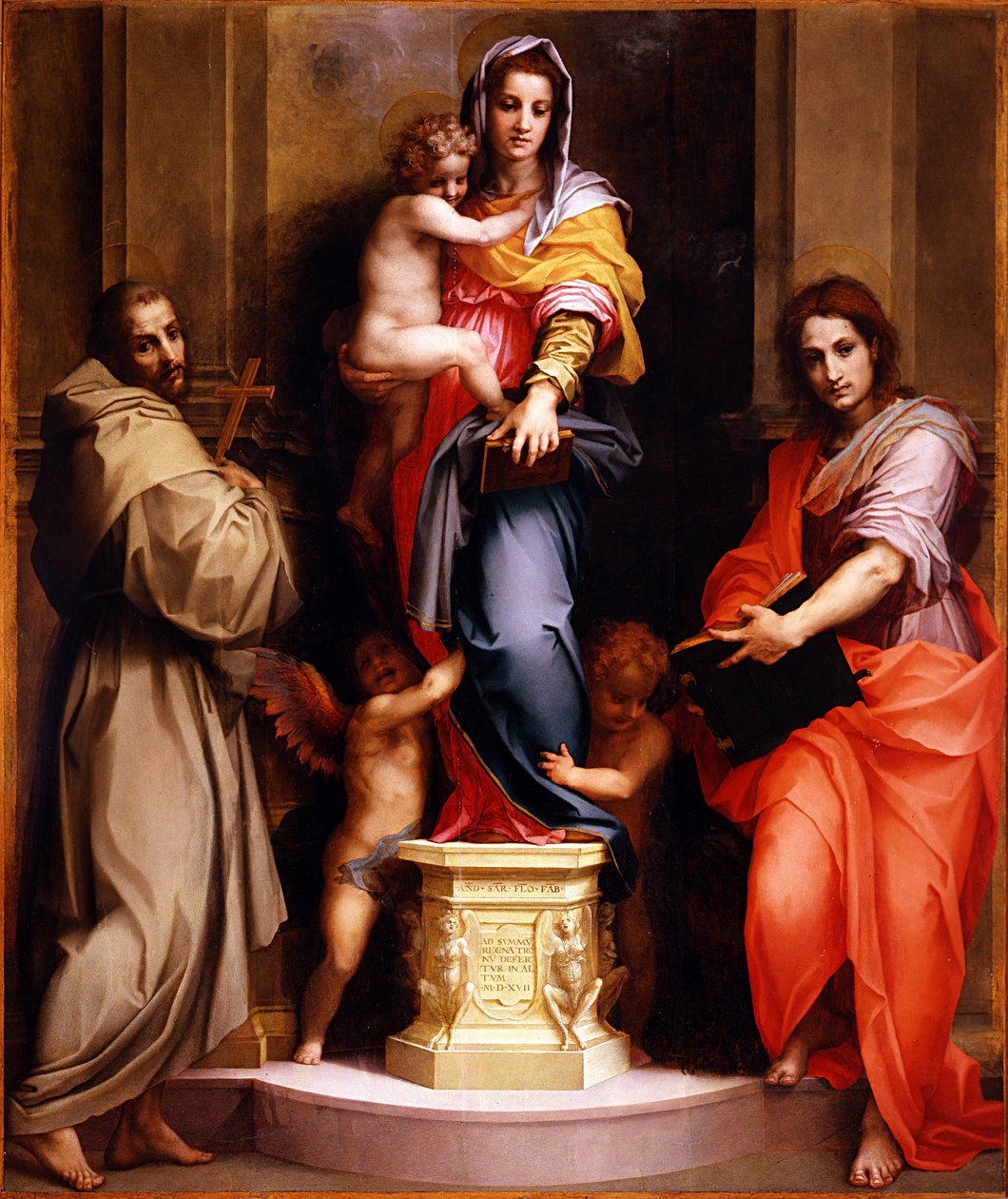 Madonna z Harpyjí Madonna z Harpyjí, 1517 od Andrea del Sarto
