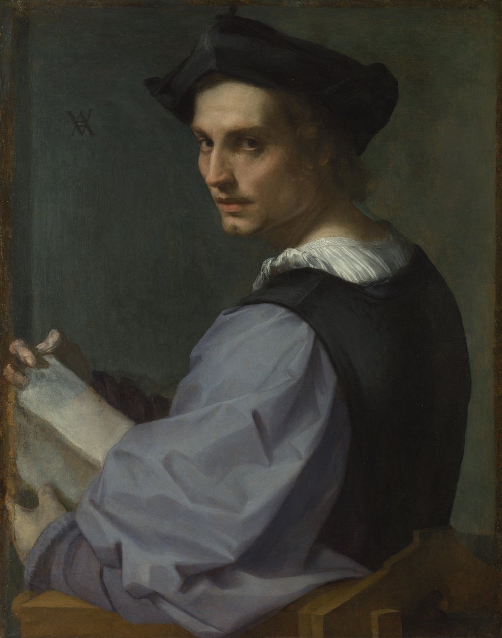 Portrét mladého muže, cca 1518 od Andrea del Sarto