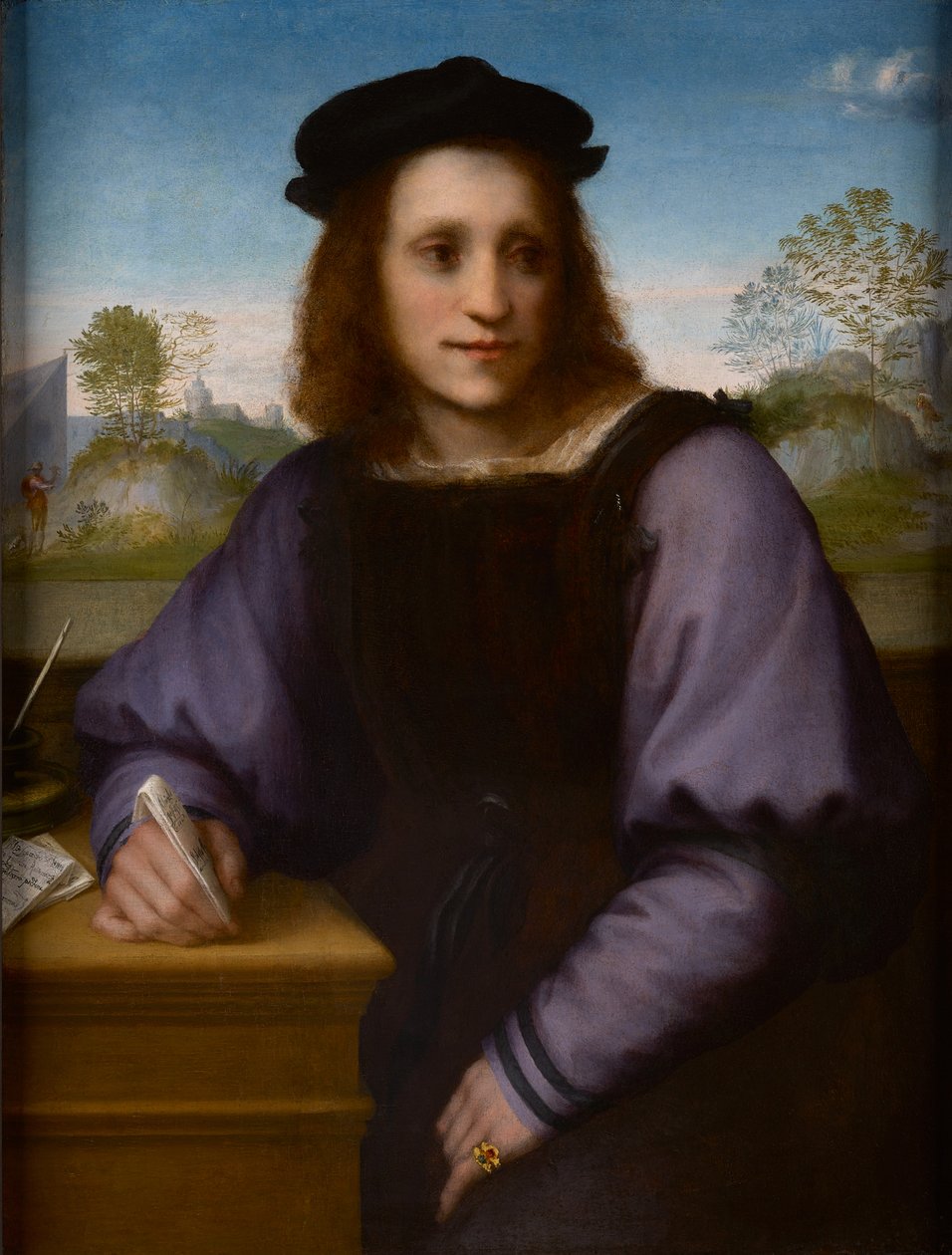 Portrét mladého muže, možná Andrea di Matteo degli Albizzi od Andrea del Sarto