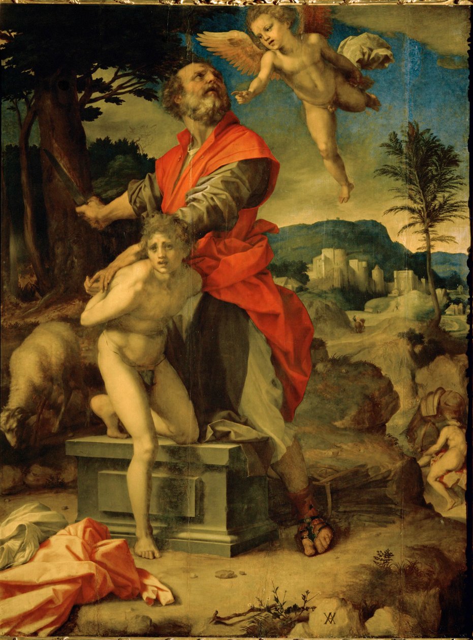Izákova oběť od Andrea del Sarto